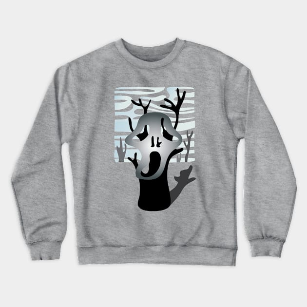 The tree's scream Crewneck Sweatshirt by martinussumbaji